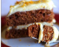 Carrot Cake with Cream Cheese Maple Frosting