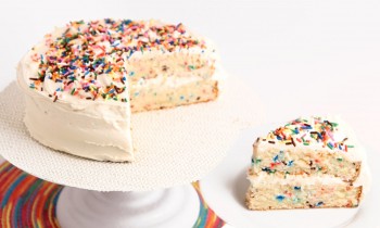 Confetti Birthday Cake Recipe – Laura Vitale – Laura in the Kitchen Episode 796