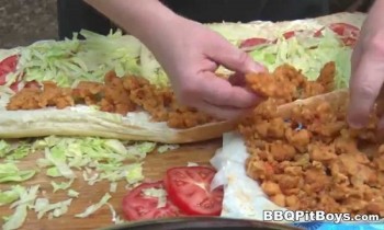 Fried Crawfish Po’ Boy Sandwich by the BBQ Pit Boys