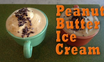 Peanut Butter Ice Cream: Organic Vegan Dessert Recipe