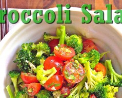 Raw Vegan Summer Recipe Fresh Broccoli Salad