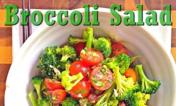 Raw Vegan Summer Recipe Fresh Broccoli Salad