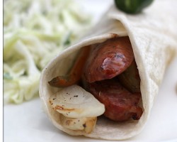 Smoked Sausage Wrap – Quick Meal Idea