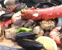 Steak and Seafood Surf & Turf by the BBQ Pit Boys