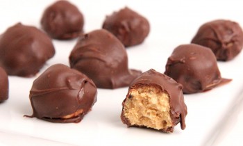 Chocolate Peanut Butter Balls Recipe – Laura Vitale – Laura in the Kitchen Episode 905