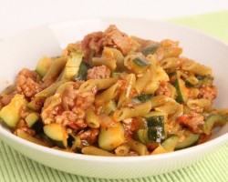 One Pot Pasta with Sausage & Zucchini – Laura Vitale – Laura in the Kitchen Episode 903