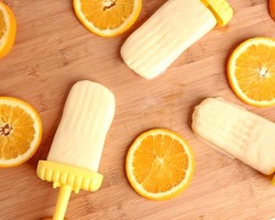 Homemade Creamy Orange Popsicle Recipe – Laura Vitale – Laura in the Kitchen Episode