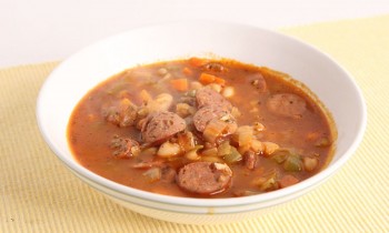 Quick Sausage & Bean Soup Recipe – Laura Vitale – Laura in the Kitchen Episode 1018