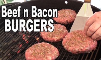 Beef and Bacon 50/50 Burgers recipe