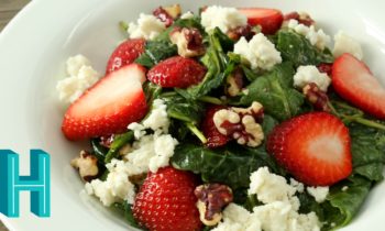 How to Make Strawberry Kale Salad |  Hilah Cooking