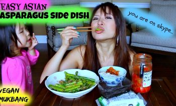 ASPARAGUS SIDE DISH • Mukbang & Recipe