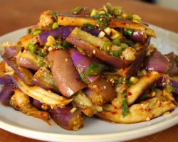 Eggplant and soy sauce side dish (가지나물)