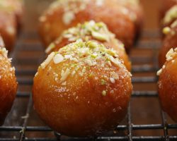 Indian Fried Doughnuts (Gulab Jamun)