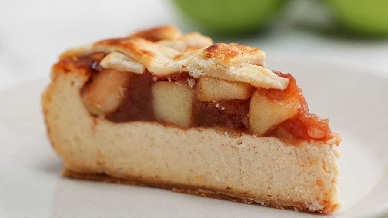 Apple Pie Cheesecake JustRightFood Com   Apple Pie Cheesecake 