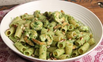 Pasta with Shrimp and Arugula Pesto | Episode 1200