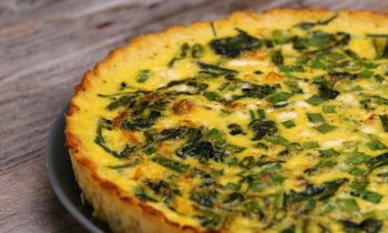 Cauliflower-Crusted Quiche