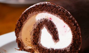 Neapolitan Ice Cream Cake Roll