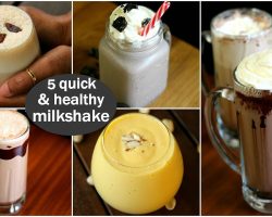 5 quick & healthy milkshake recipes | 5 तरह के स्वस्थ मिल्कशेक 5 मिनट में बनाये