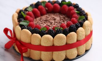 Showstopping Chocolate Berry Charlotte • Tasty