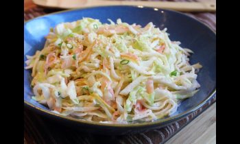 Pickled Ginger Asian Pear Coleslaw – Thanksgiving Holiday Side Dish Recipe Idea