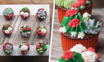 Succulent Cupcakes For Your Next Summer Bash • Tasty