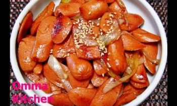 Korean Stir Fry Hot Dog in Soysauce or Teriyaki Hot Dog (Korean Side Dish) by Omma’s Kitchen