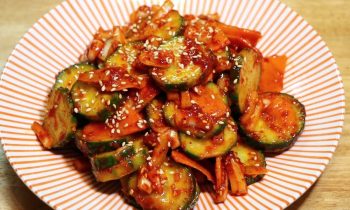 Cucumber Salad -spicy sour and sweet-side dish