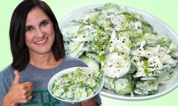 How to Make Creamy Cucumber Salad | Best Summer Side Dish Recipes | Well Done