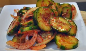 Korean quick easy side dish – Cucumber mix (O-i-muchim) :: [호주일상/요리] 초간단 오이 무침