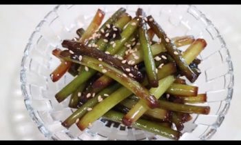 STIR FRIED GARLIC SCAPES | 마늘쫑볶음 | Korean Side Dish