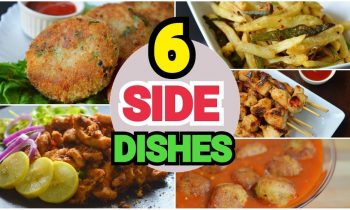 6 SIDE DISHES by (YES I CAN COOK) #SideDishes #Snacks #Simplefood #FriedChicken #TawaChicken #Kabab