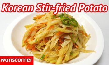 Korean Stir-Fried Potatoes: Gamja Bokkeum (감자볶음 만들기 Vegan Dish)