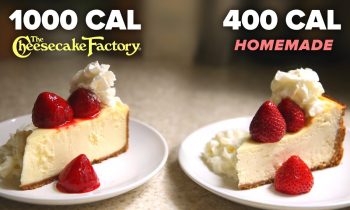 400-Calorie Vs. 1,000-Calorie Cheesecake Slice • Tasty