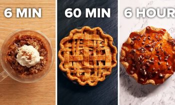 6-Min Vs. 60-Min Vs. 6-Hour Apple Pie • Tasty