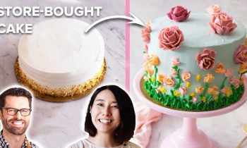 Preppy Kitchen Helps Rie Transform Store-bought Cake For Mother’s Day • Tasty