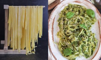 Homemade Pasta with Pesto