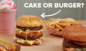 Making A Prank Burger Cake