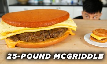 I Made A Giant 25-Pound McGriddle