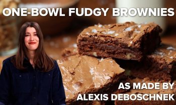 One-Bowl Salted Walnut Brownies As Made By Alexis DeBoschnek