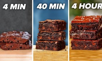 4-Min Vs. 40 Min Vs. 4 Hour Brownies