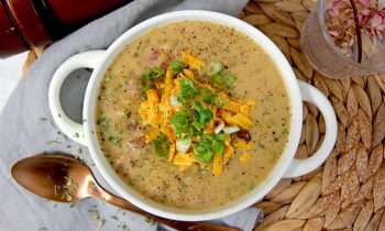 Laura Vitale Makes The Best Loaded Potato Soup