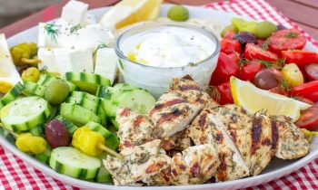 Tasty Thursday! Greek Chicken Platter w/ All the Fixins! And some fun with the bestie!