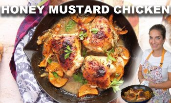 Honey Mustard Roasted Chicken – Easy Weeknight Recipe!