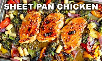 Sheet Pan Teriyaki Chicken & Veggies – 30 Minute Dinner!