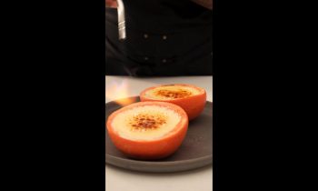 3-Ingredient Grapefruit Posset Brulee