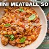 Easy and Delicious Mini Meatball Soup