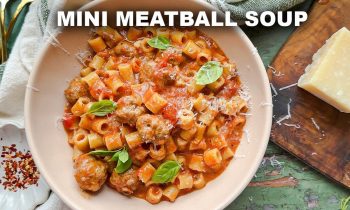 Easy and Delicious Mini Meatball Soup