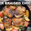 Cider Braised Chicken – Easy Weeknight Dinner!