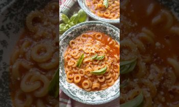 Homemade Spaghettios! Recipe here: https://www.laurainthekitchen.com/recipes/diy-spaghettios-/