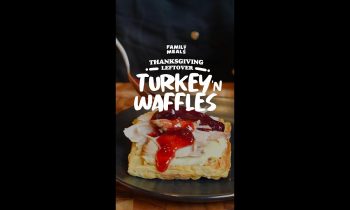 Thanksgiving Leftover Waffle